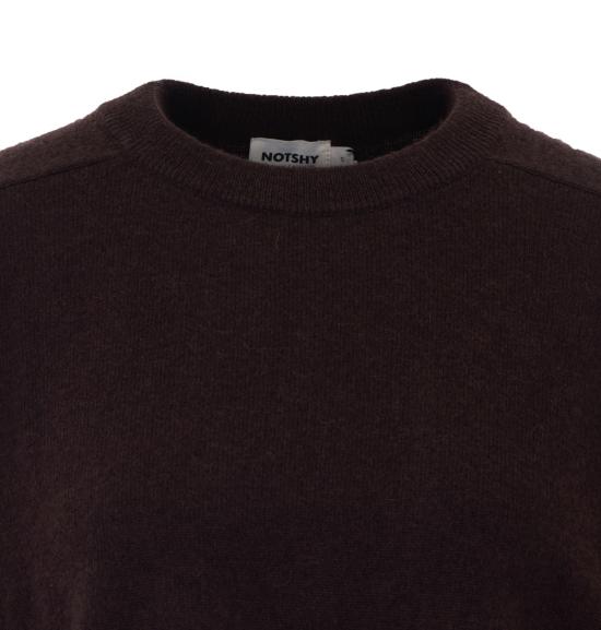 26FW 낫샤이 스웨터 NF1F006WSC000 CACAO BROWN - NOT SHY