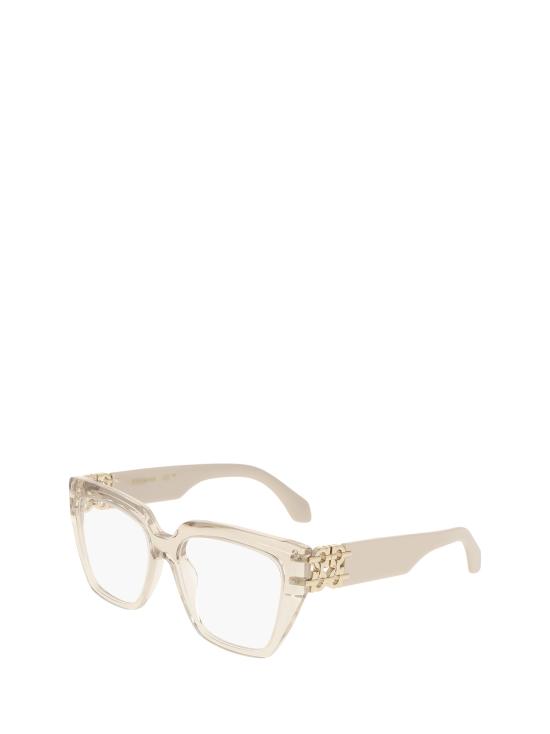 26FW 살바토레 페라가모 안경 SF3041E 259 TRANSPARENT BEIGE - SALVATORE FERRAGAMO