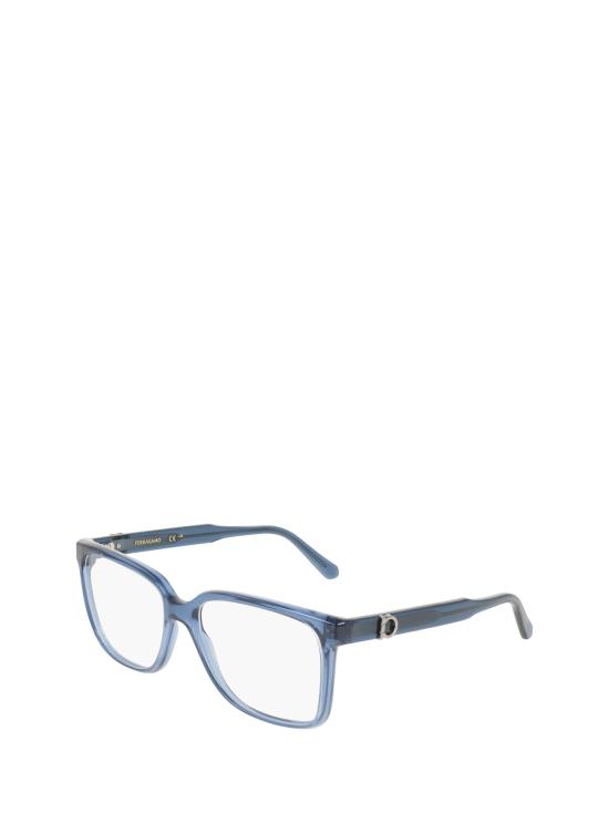 26FW 살바토레 페라가모 안경 SF3043E 432 TRANSPARENT BLUE - SALVATORE FERRAGAMO