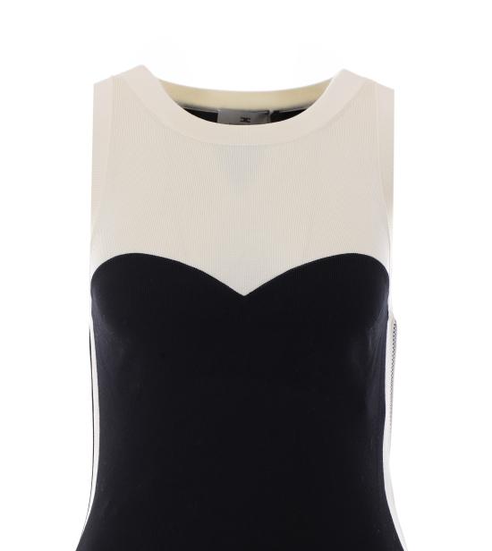26FW 엘리자베타프랜치 미디 원피스 AM44S66E2 685 BLACK - ELISABETTA FRANCHI