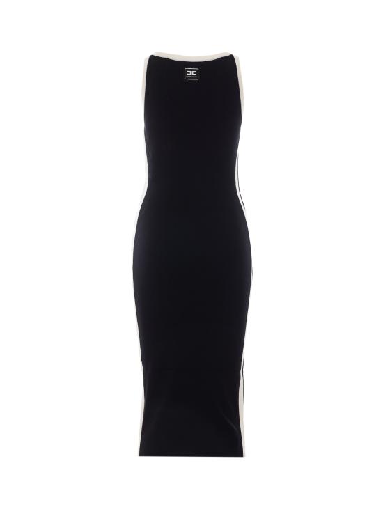26FW 엘리자베타프랜치 미디 원피스 AM44S66E2 685 BLACK - ELISABETTA FRANCHI