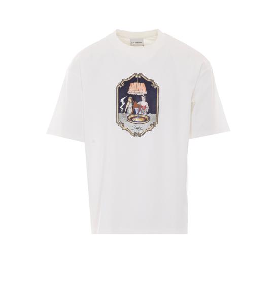 26FW 드롤드무슈 반팔 티셔츠 TS355 CO002OW WHITE