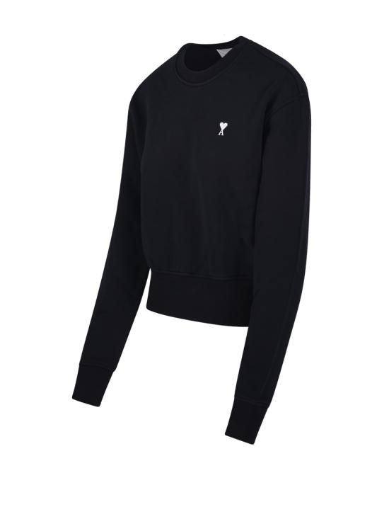 26FW 아미 긴팔 티셔츠 FSW799 730 045 NOIR BLANC CREME - AMI