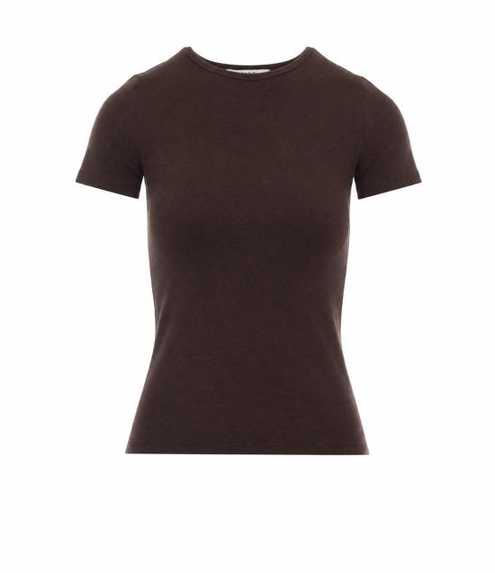 26FW 엘레 반팔 티셔츠 0041 MORO BROWN