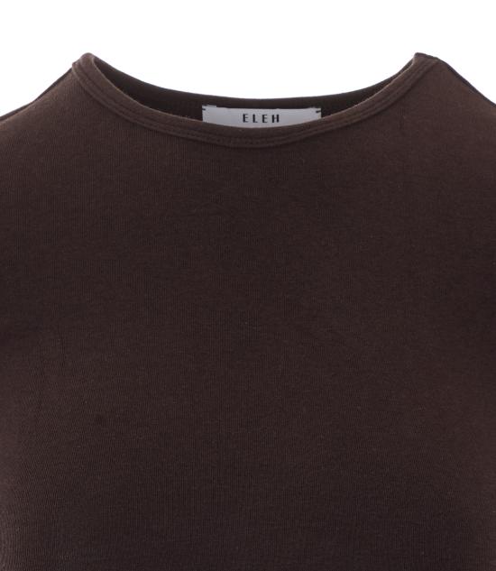 26FW 엘레 반팔 티셔츠 0041 MORO BROWN - ELEH