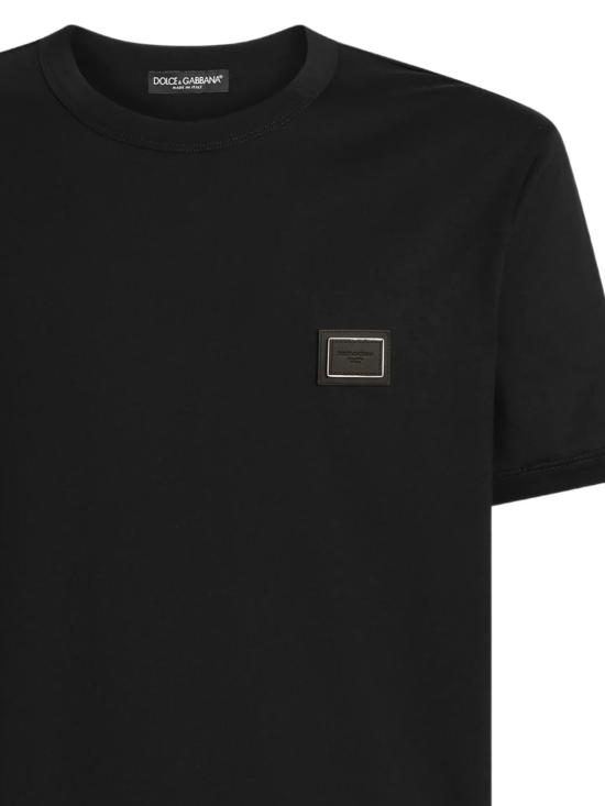 26FW 돌체앤가바나 반팔 티셔츠 G8PV1T G7Q1QN0000 BLACK - DOLCE & GABBANA