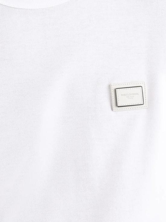 26FW 돌체앤가바나 반팔 티셔츠 G8PV1T G7Q1QW0800 OFF WHITE - DOLCE & GABBANA