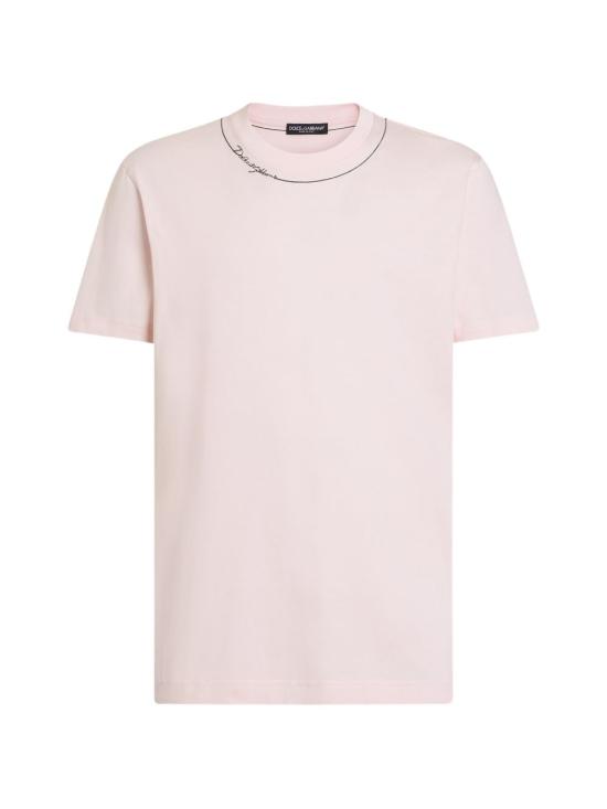 26FW 돌체앤가바나 반팔 티셔츠 G8RN8Z G7P9OF0662 PINK