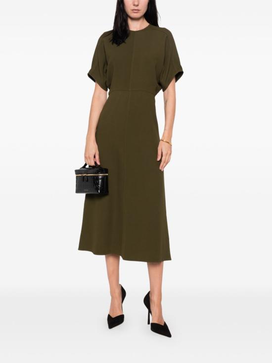 26FW 빅토리아 베컴 미디 원피스 1426WDR007752A GREEN VERDE - VICTORIA BECKHAM