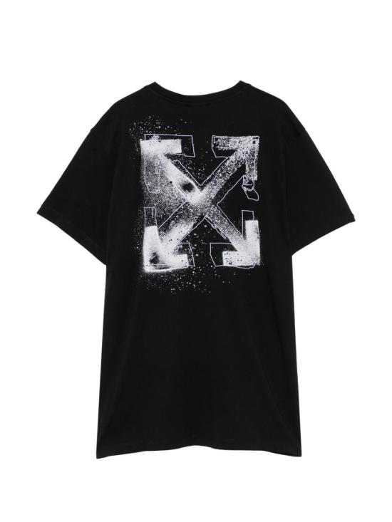 26FW [키즈] 오프화이트 티셔츠 44BAA002F26J00E002 BLACK NERO - OFF WHITE