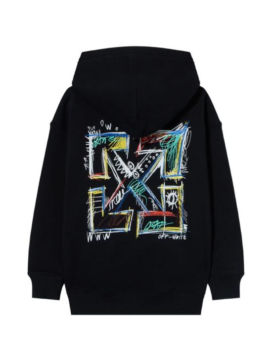 26FW [키즈] 오프화이트 니트/스웻셔츠 44BBB001F26F004002 BLACK NERO - OFF WHITE