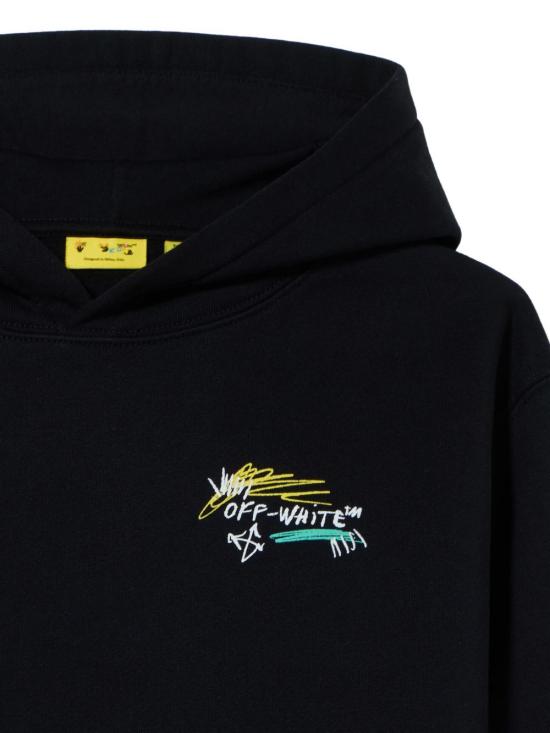 26FW [키즈] 오프화이트 니트/스웻셔츠 44BBB001F26F004002 BLACK NERO - OFF WHITE