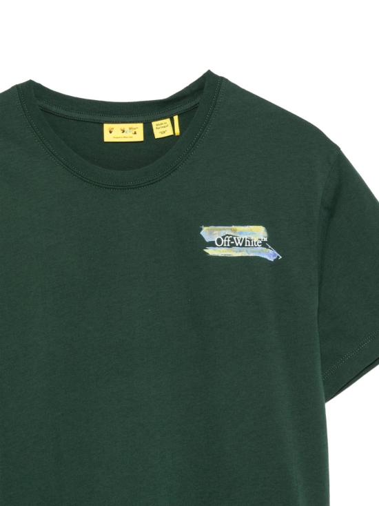 26FW [키즈] 오프화이트 티셔츠 44BAA002F26J00A303 PINE VERDE - OFF WHITE
