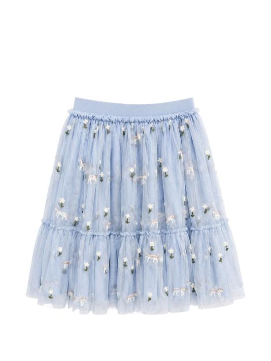 26FW [키즈] 스텔라 맥카트니 스커트 TZ7A74 Z386661EEM BLU - STELLA MCCARTNEY