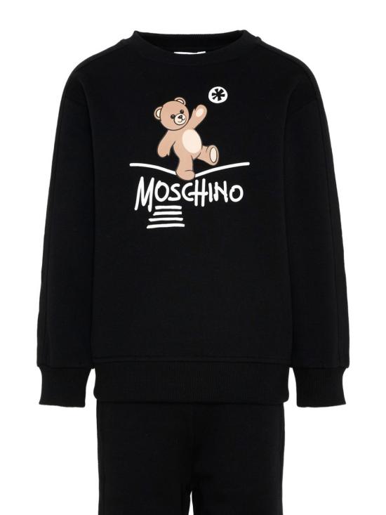 26FW [키즈] 모스키노 점프수트 HUK04N LCA8360100 NERO - MOSCHINO