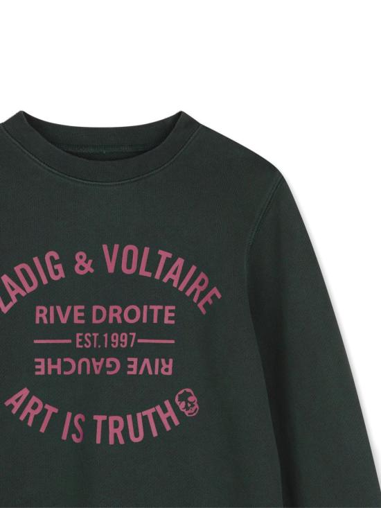 26FW [키즈] 자딕앤볼테르 니트/스웻셔츠 X60867 096 VERDE - ZADIG & VOLTAIRE