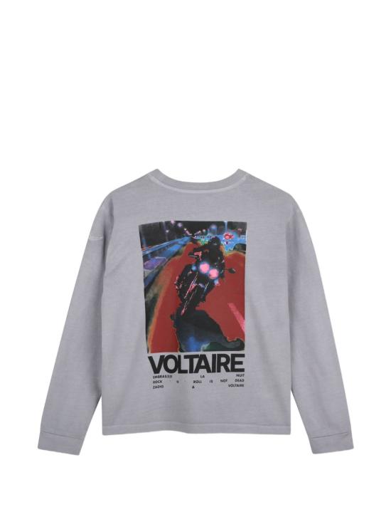 26FW [키즈] 자딕앤볼테르 티셔츠 X60843 08E GRIGIO - ZADIG & VOLTAIRE