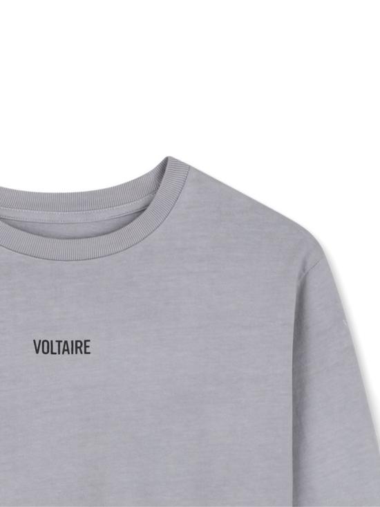 26FW [키즈] 자딕앤볼테르 티셔츠 X60843 08E GRIGIO - ZADIG & VOLTAIRE