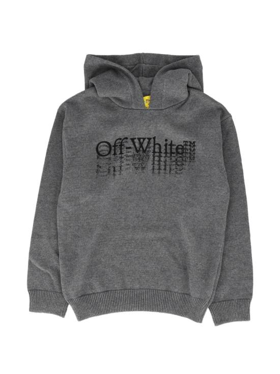 26FW [키즈] 오프화이트 니트/스웻셔츠 44BHU001F26K001063 GREY GRIGIO
