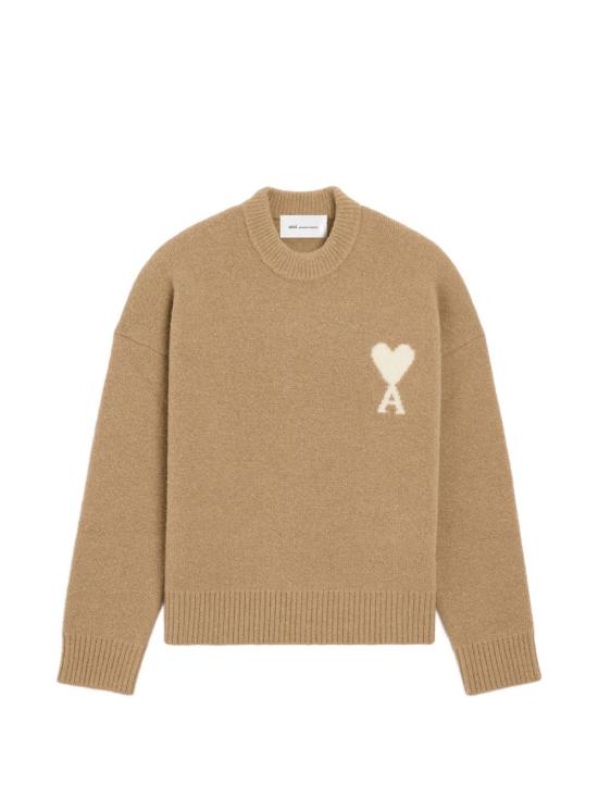 26FW 아미 ADC 크루넥 스웨터 UKS836KN0135 A278 BEIGE