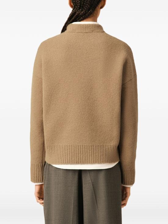 26FW 아미 ADC 크루넥 스웨터 UKS836KN0135 A278 BEIGE - AMI