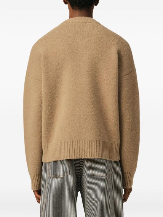 26FW 아미 ADC 크루넥 스웨터 UKS836KN0135 A278 BEIGE - AMI
