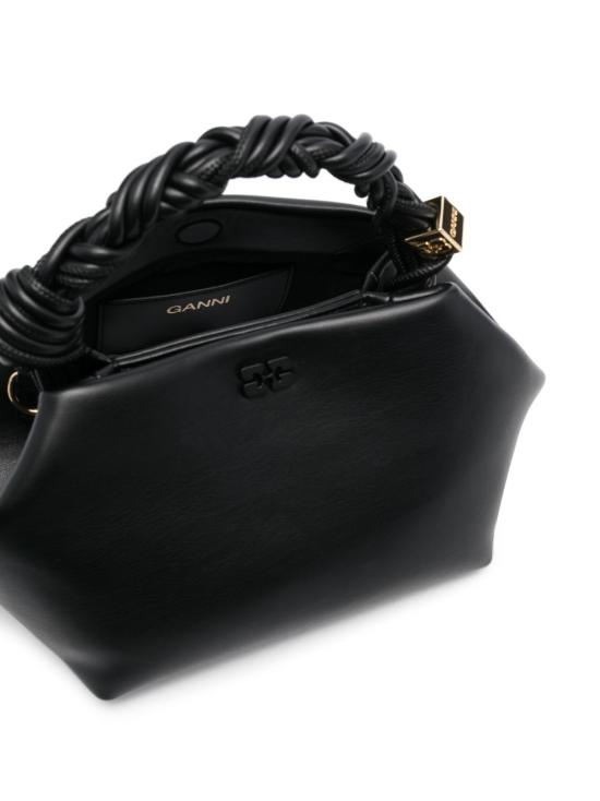 26FW 가니 스몰 레더 보우 토트백 A5241 099 NERO - GANNI