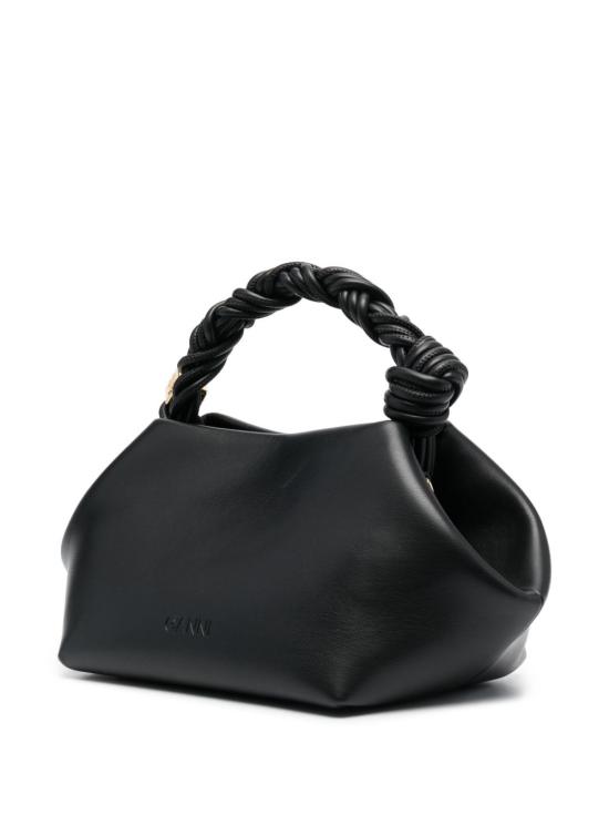 26FW 가니 스몰 레더 보우 토트백 A5241 099 NERO - GANNI