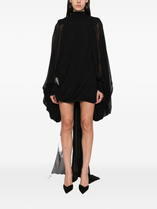 26FW 아멘쿠튀르 미디 원피스 AMW26411 920 NERO - AMEN COUTURE