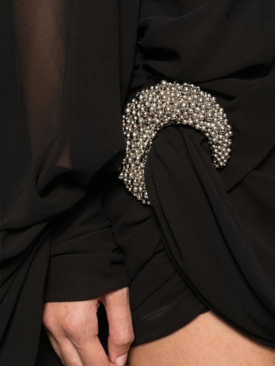 26FW 아멘쿠튀르 미디 원피스 AMW26411 920 NERO - AMEN COUTURE