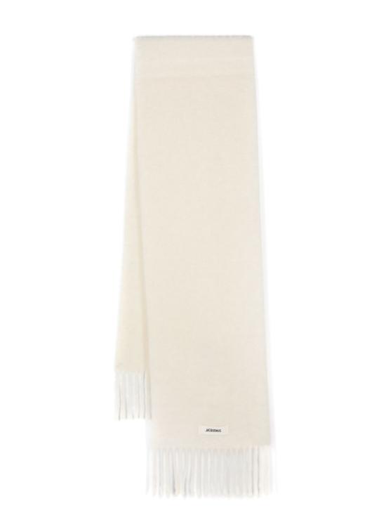 26FW 자크뮈스 프린지 울 스카프 ACU00572BOT4032 110 BIANCO