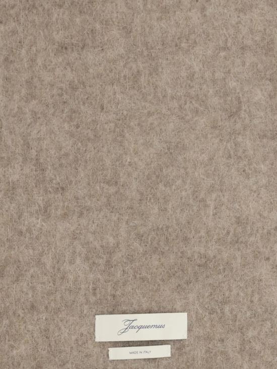 26FW 자크뮈스 프린지 울 스카프 ACU00572DOT4032 193 BEIGE - JACQUEMUS