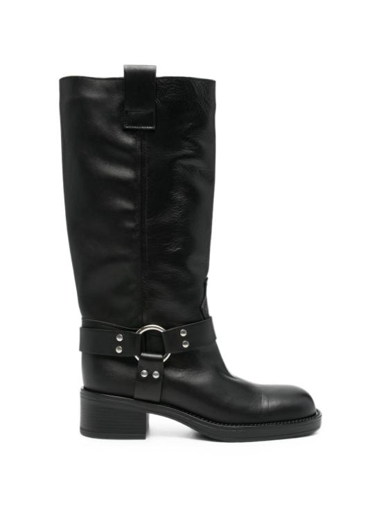 26FW 지젤 모아레 부츠 BLACKPOOLMON NERO