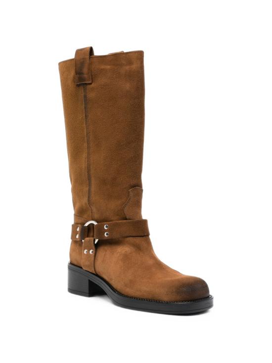 26FW 지젤 모아레 부츠 BLACKPOOLCAM CUOIO MARRONE - GISEL MOIRE