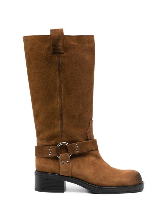 26FW 지젤 모아레 부츠 BLACKPOOLCAM CUOIO MARRONE