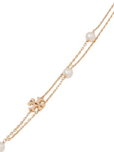 26FW 토리버치 팔찌 184437 700 GOLD CREAM - TORY BURCH