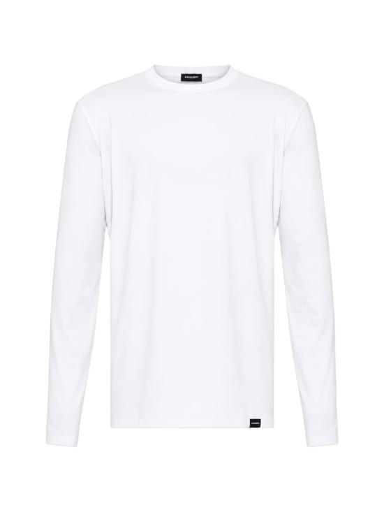 26FW 디스퀘어드2 긴팔 티셔츠 D9M106370 LONG100 WHITE - DSQUARED2