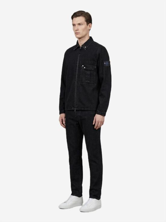 26FW 스톤 아일랜드 지퍼 디테일 컴포트 핏 오버셔츠 지퍼 디테일 컴포트 핏 오버셔츠 L2S141200002 BLACK - STONE ISLAND