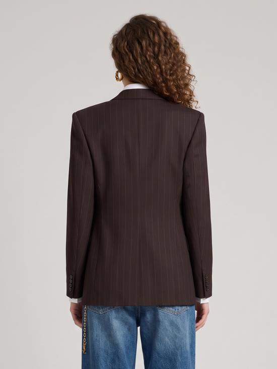 26FW 생로랑 자켓 A008DL BROWN - SAINT LAURENT