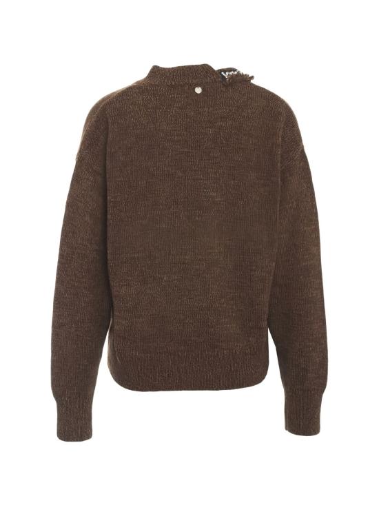 26FW 리우조 스웨터 WF6383M A27S09Z08 BROWN - LIU JO