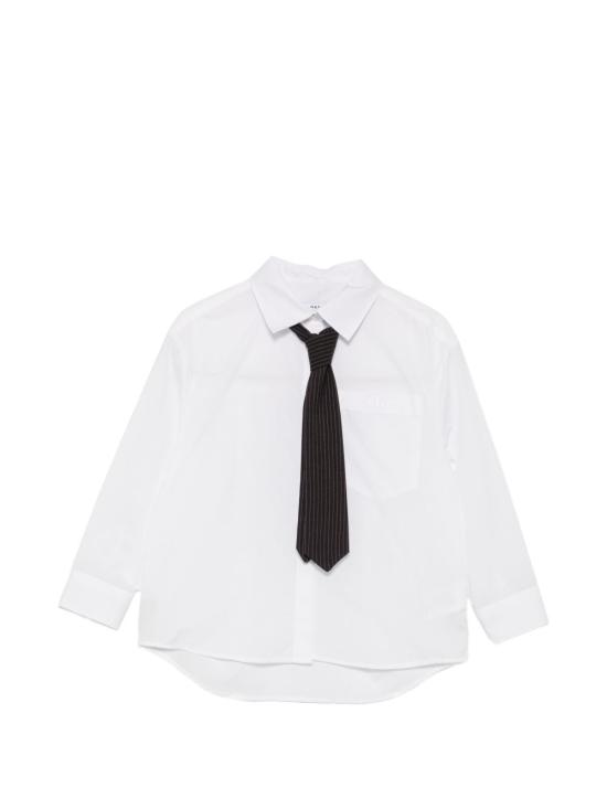 26FW [키즈] 엠에스지엠 셔츠 F6MSJGSI214 001 BIANCO