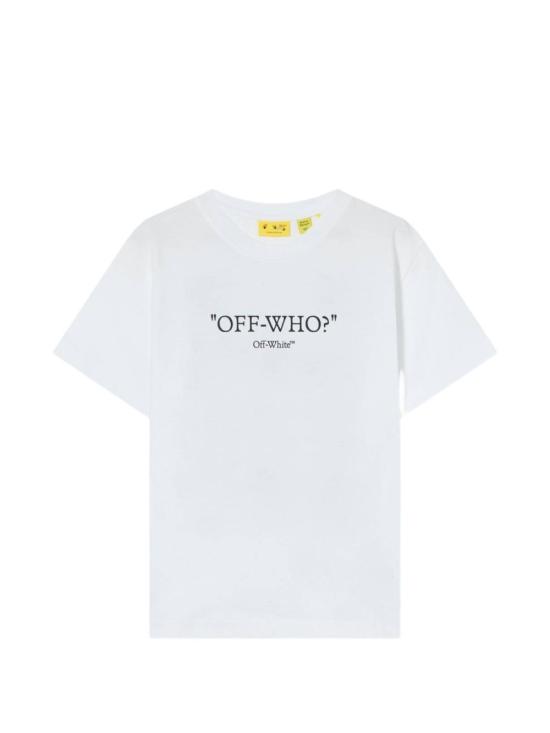 26FW [키즈] 오프화이트 티셔츠 44BAA002F26J007101 WHITE BIANCO