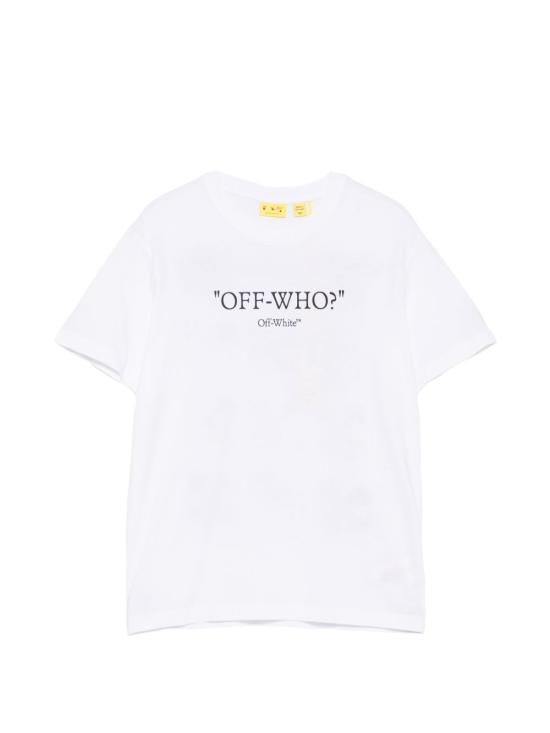 26FW [키즈] 오프화이트 티셔츠 44BAA002F26J007100 WHITE BIANCO