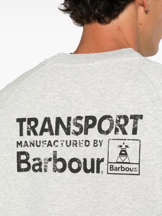 26FW 바버 긴팔 티셔츠 MOL0769 GY52 GRIGIO - BARBOUR