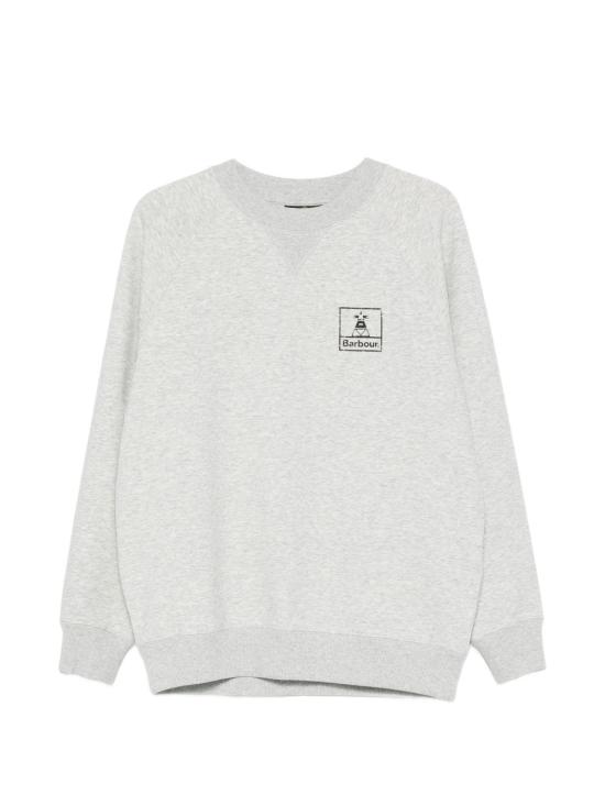 26FW 바버 긴팔 티셔츠 MOL0769 GY52 GRIGIO