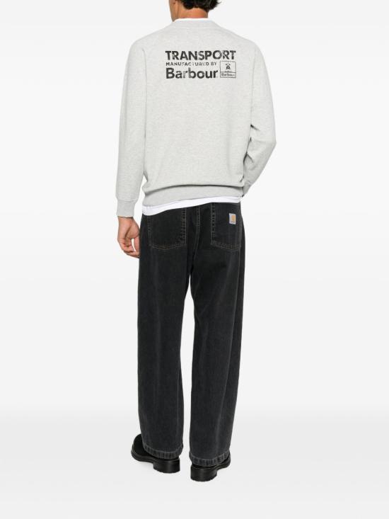 26FW 바버 긴팔 티셔츠 MOL0769 GY52 GRIGIO - BARBOUR