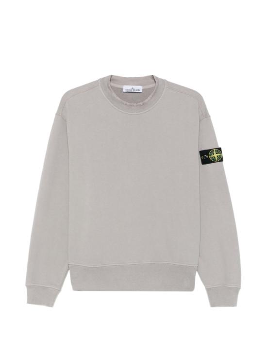 26FW 스톤 아일랜드 브러쉬드 오가닉 코튼 플리스 오버사이즈 핏 크루넥 스웨트셔츠 6100022 S0A20V0060 GRIGIO