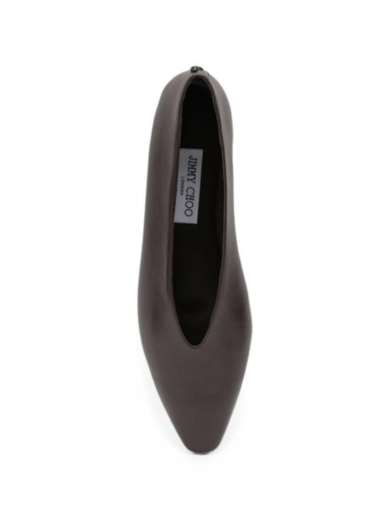 26FW 지미추 플랫 슈즈 MARGOTFLATGUV CHOCOLATE MARRONE - JIMMY CHOO