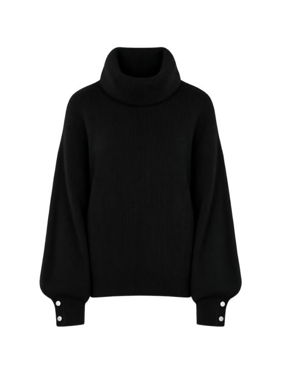 26FW 리우조 스웨터 CF6250M S00922222 NERO - LIU JO