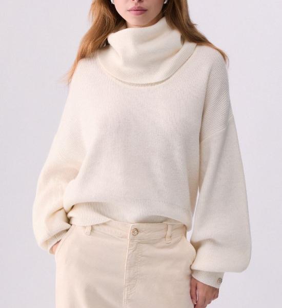 26FW 리우조 스웨터 CF6250M S00910701 BIANCO - LIU JO
